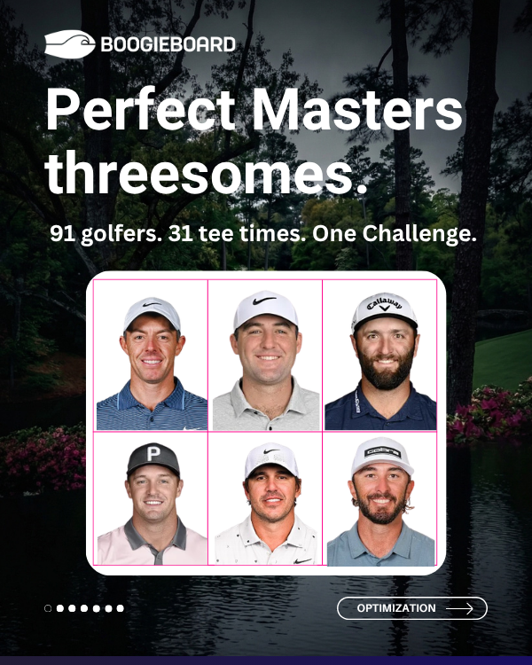 How We Used BoogieBoard to Design the Perfect Masters Threesomes