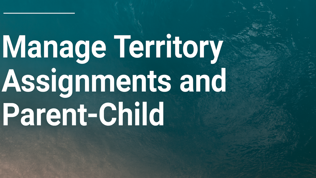 How to Manage Territory Assignments and Parent-Child Account Ownership in Salesforce thumbnail