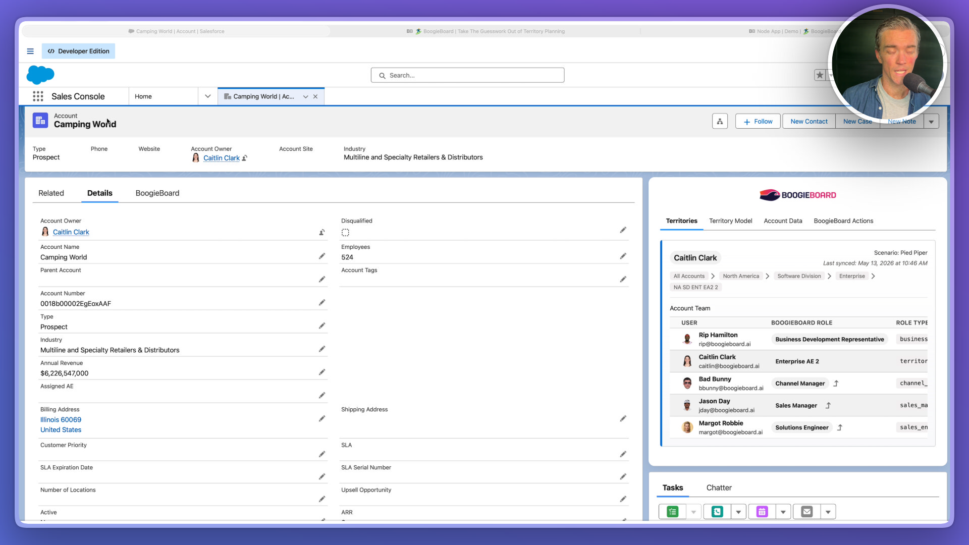Salesforce Sync When a Rep Leaves
