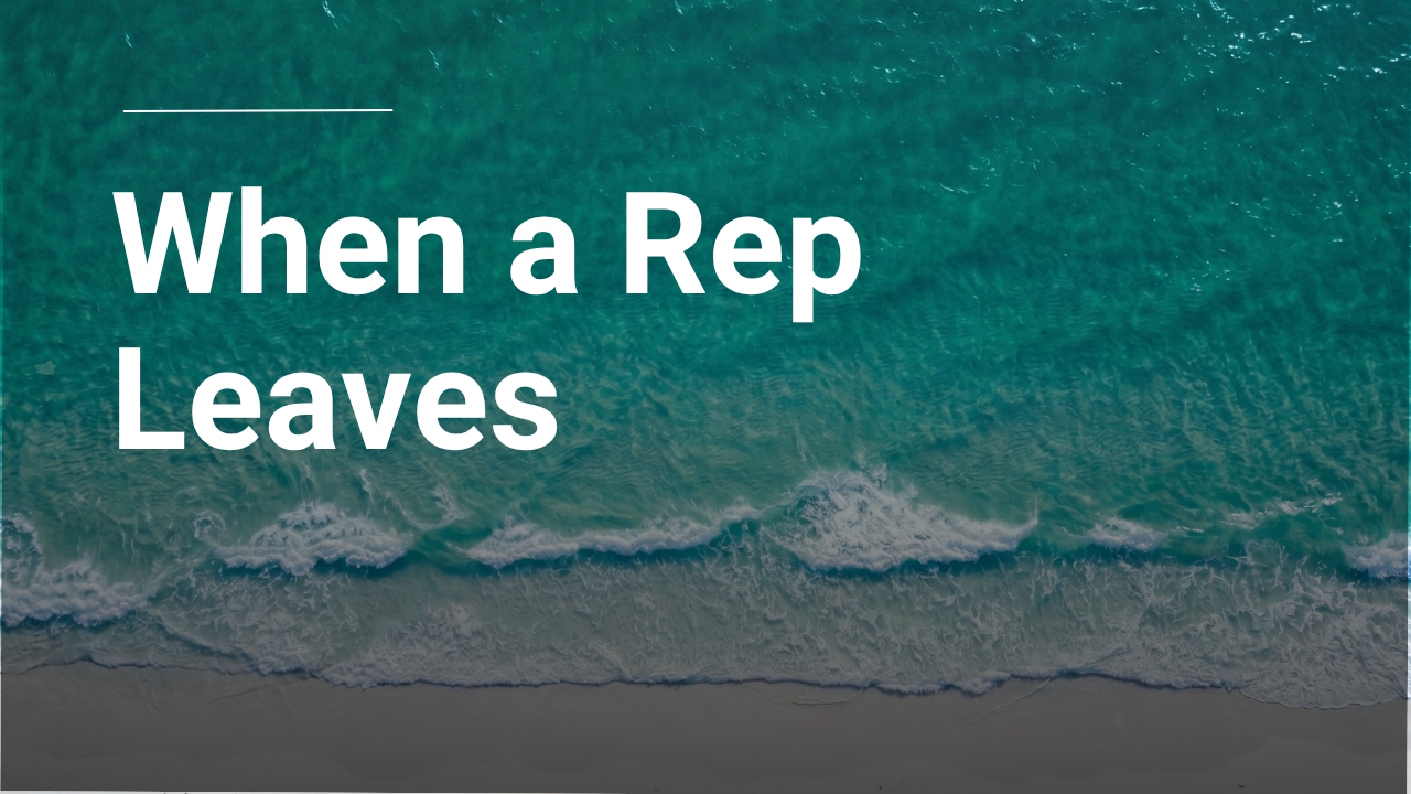 What to Do When a Sales Rep Leaves
