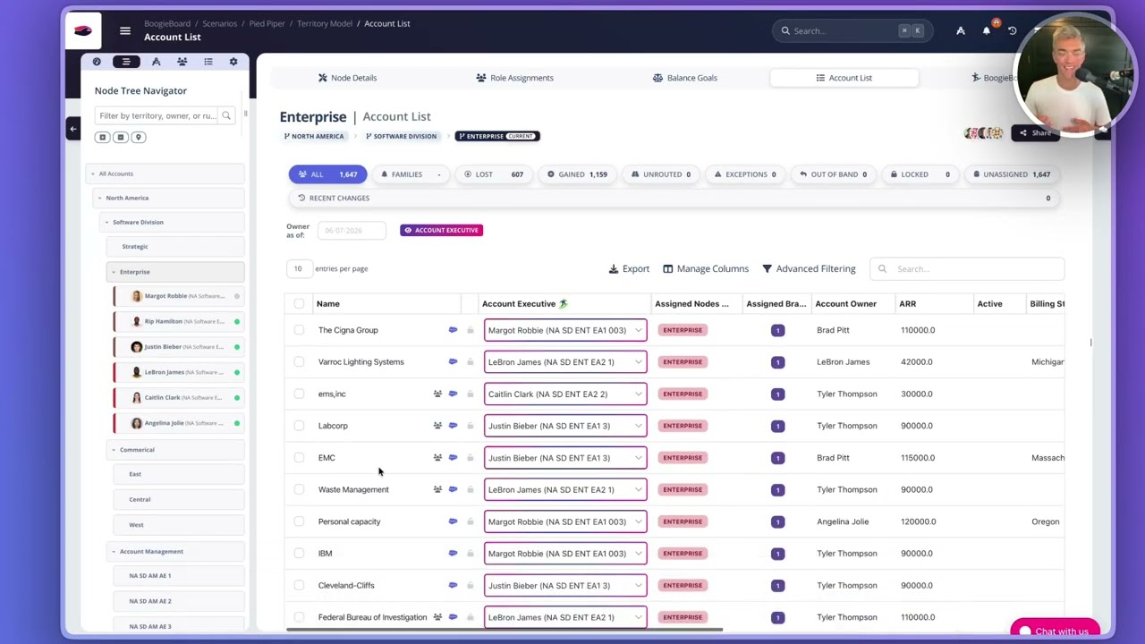 Push Territory Changes to Salesforce